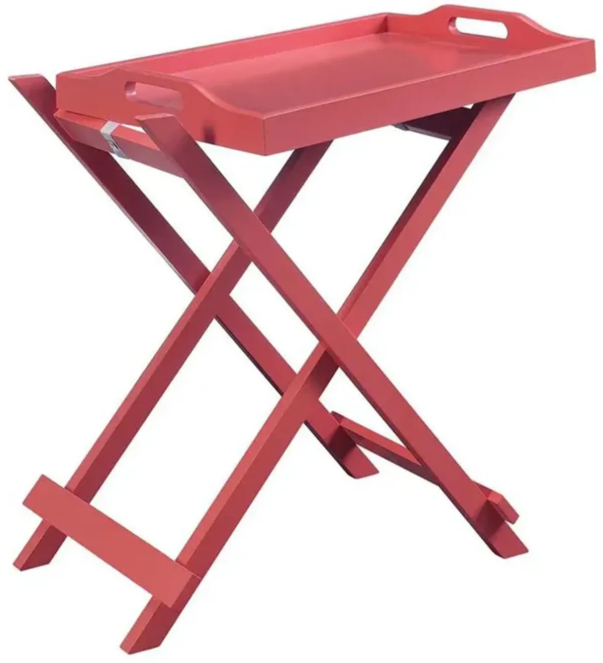 Convenience Concepts Designs2Go Folding Tray Table, Coral