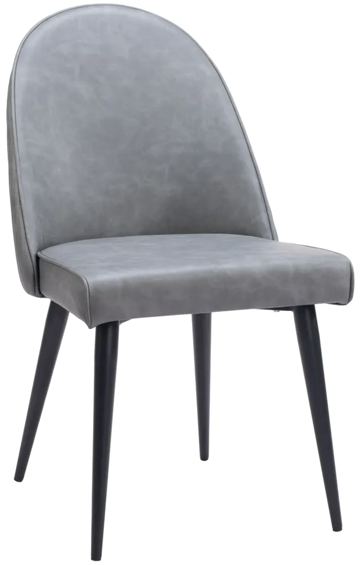 Silloth Armless Dining Chair (Set of 2) Gray