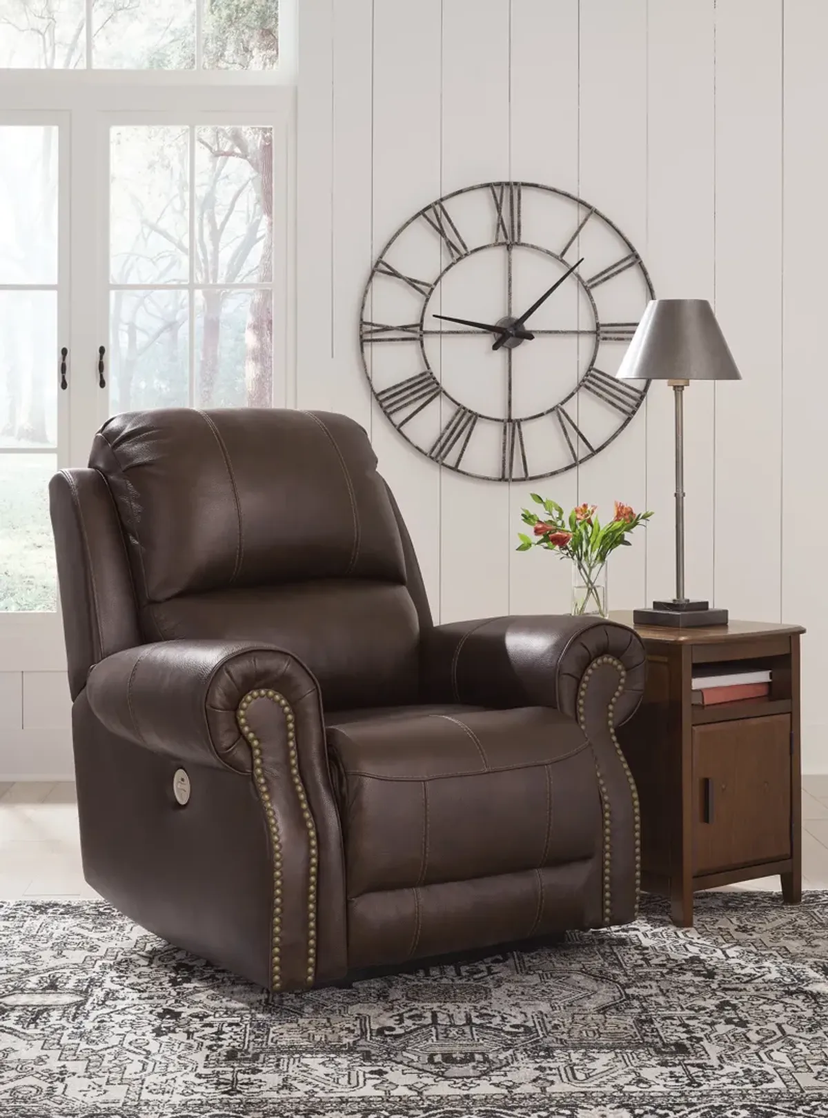 Freyeburg Power Recliner Walnut