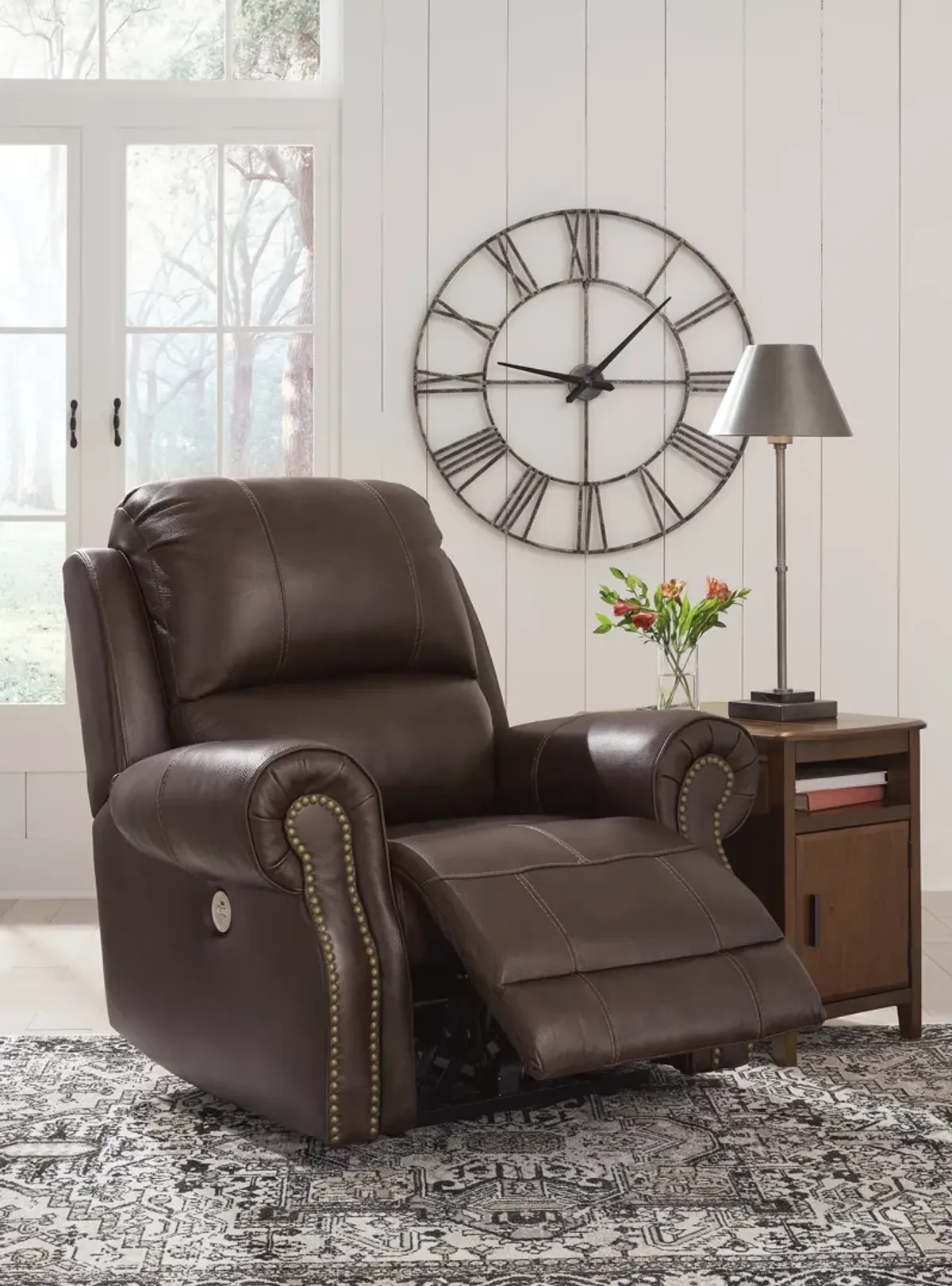 Freyeburg Power Recliner Walnut