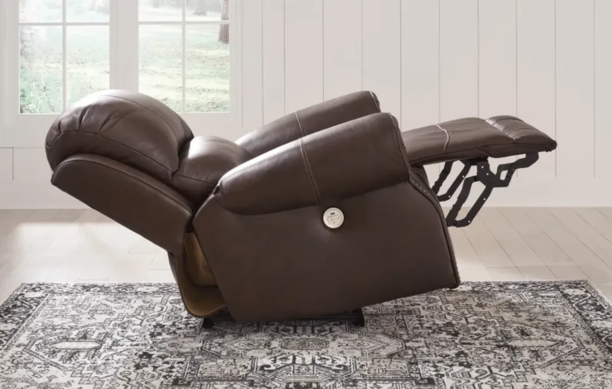 Freyeburg Power Recliner Walnut