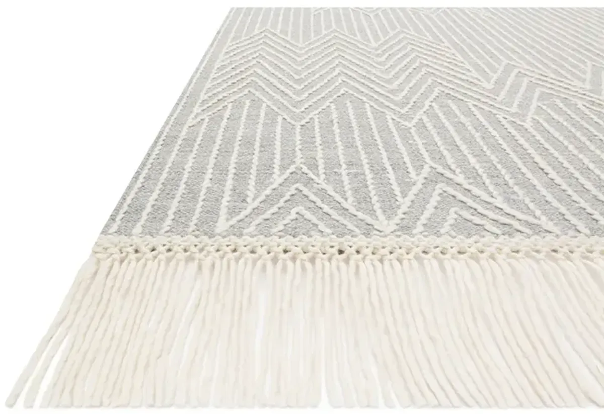 Newton NET02 Lt Grey/Ivory 7'9" x 9'9" Rug