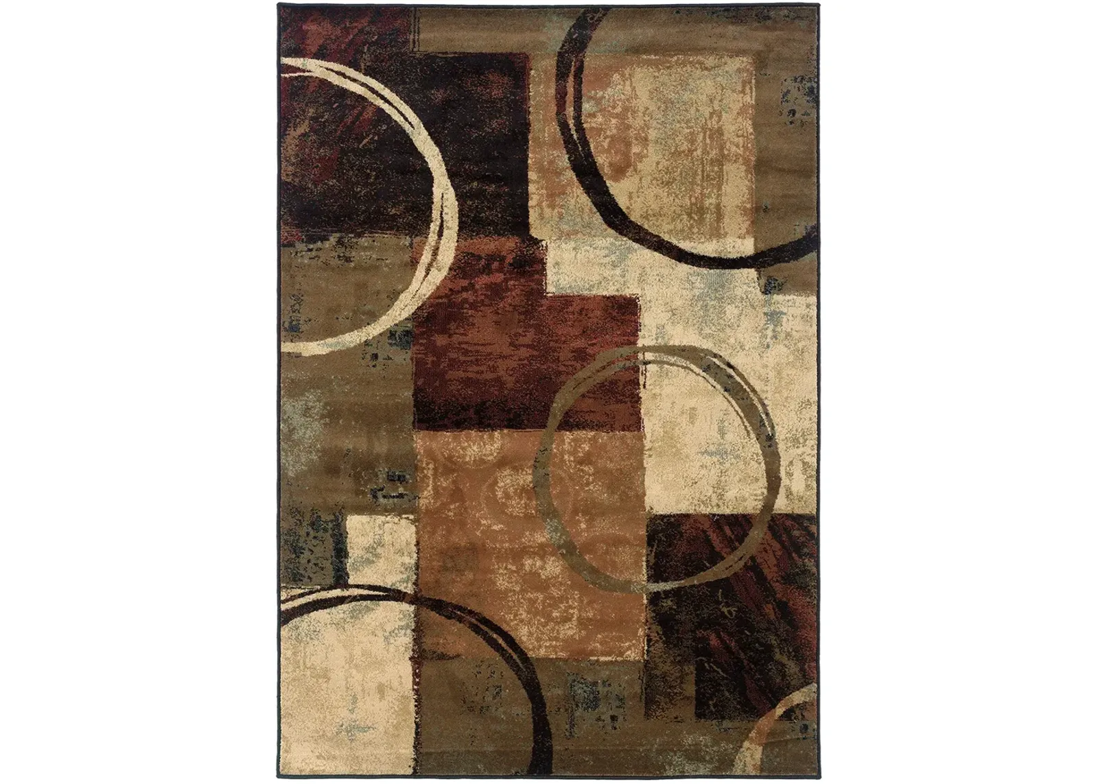 Hudson 7'8" Brown Rug