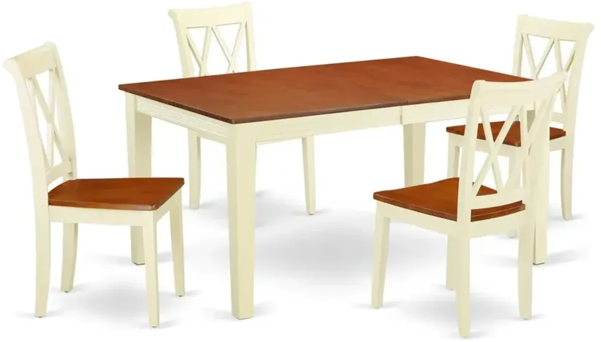 Dining Room Set Buttermilk & Cherry