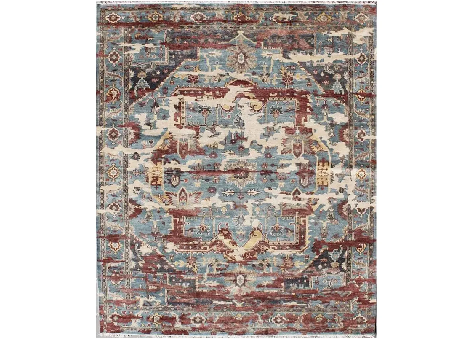 Polaris POL42541 Blue 10" x 14" Rug