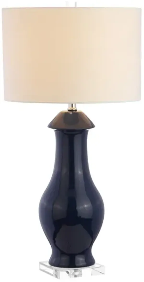 Liberty Ceramic/Crystal LED Table Lamp