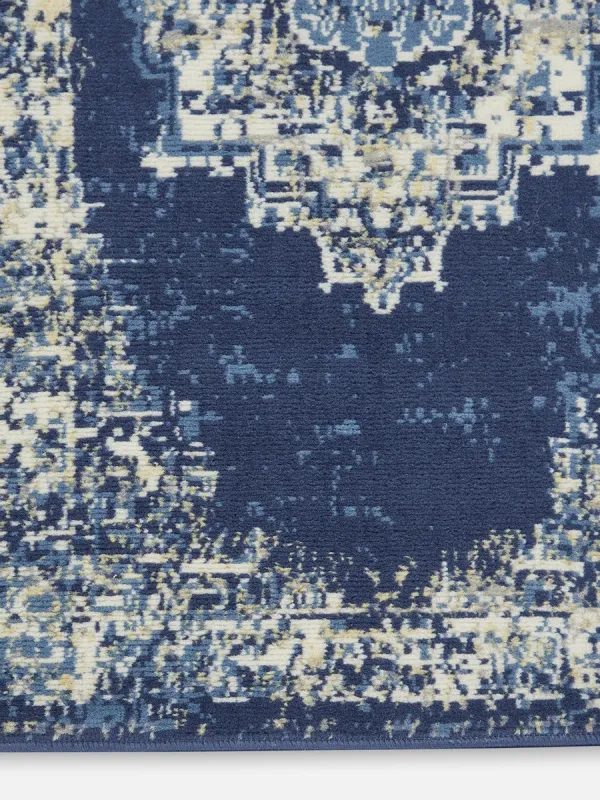 Grafix GRF14 Navy/Blue 2'3" x 7'6" Rug