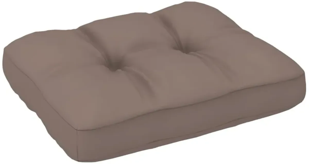 vidaXL Pallet Sofa Cushion Taupe 19.7"x15.7"x4.7"