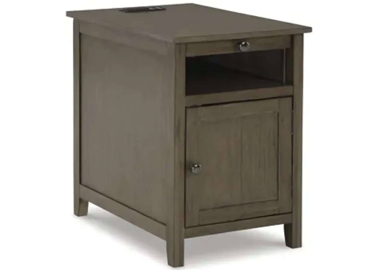 Treytown Grey Chair Side End Table