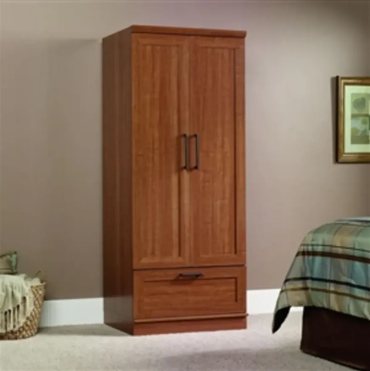 Hivvago Sienna Oak Wardrobe Clothes Storage Cabinet Armoire