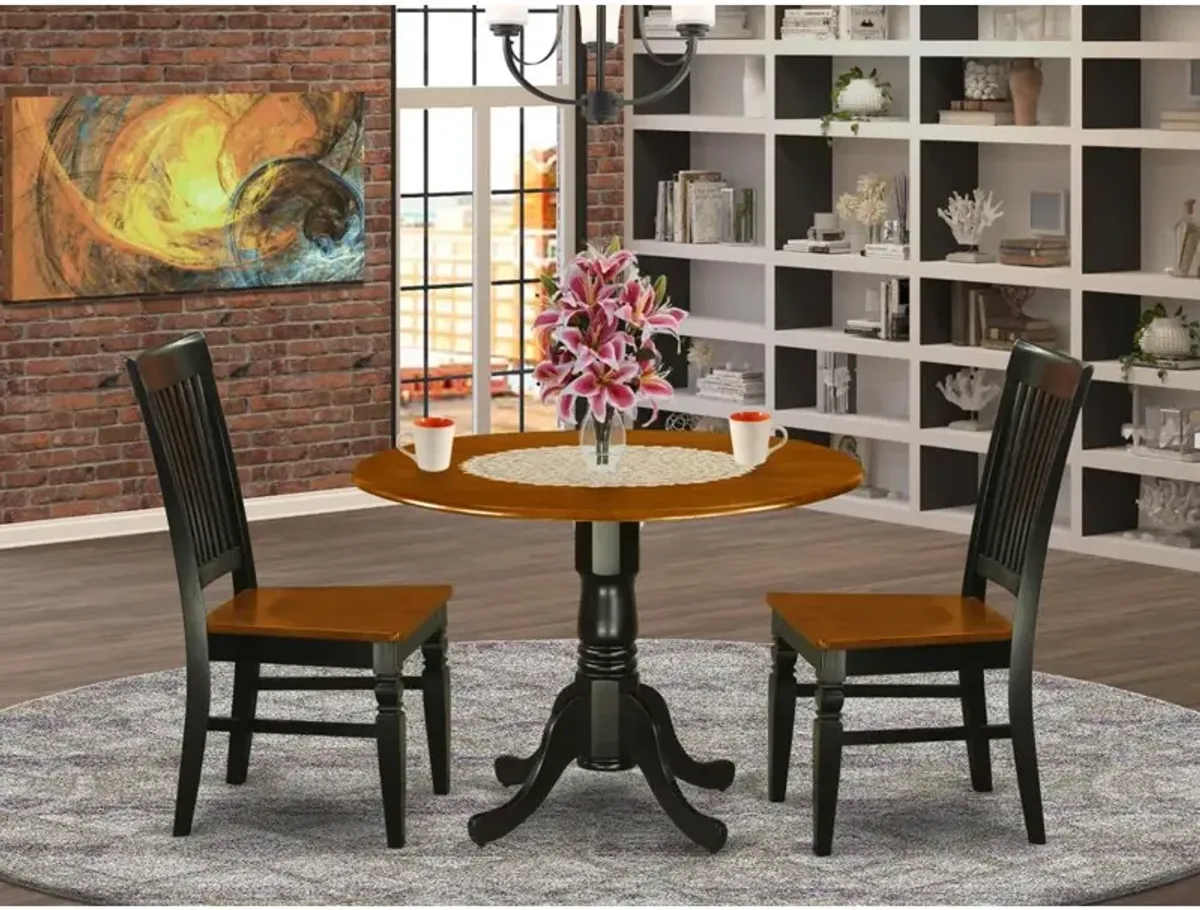 Dining Room Set Black & Cherry