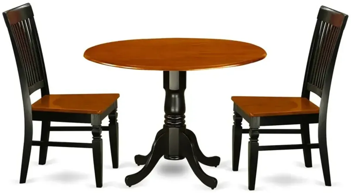 Dining Room Set Black & Cherry