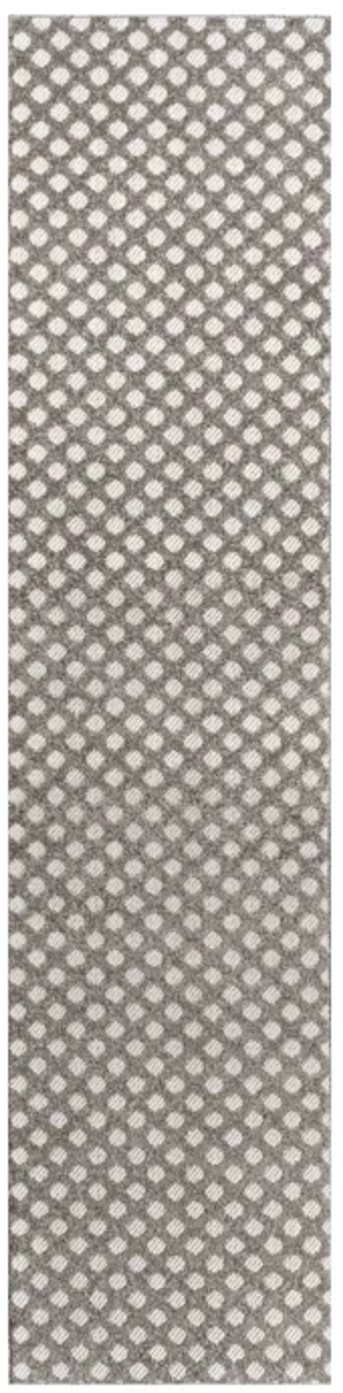 Rabat High-Low Pile Mini Diamond Trellis Area Rug