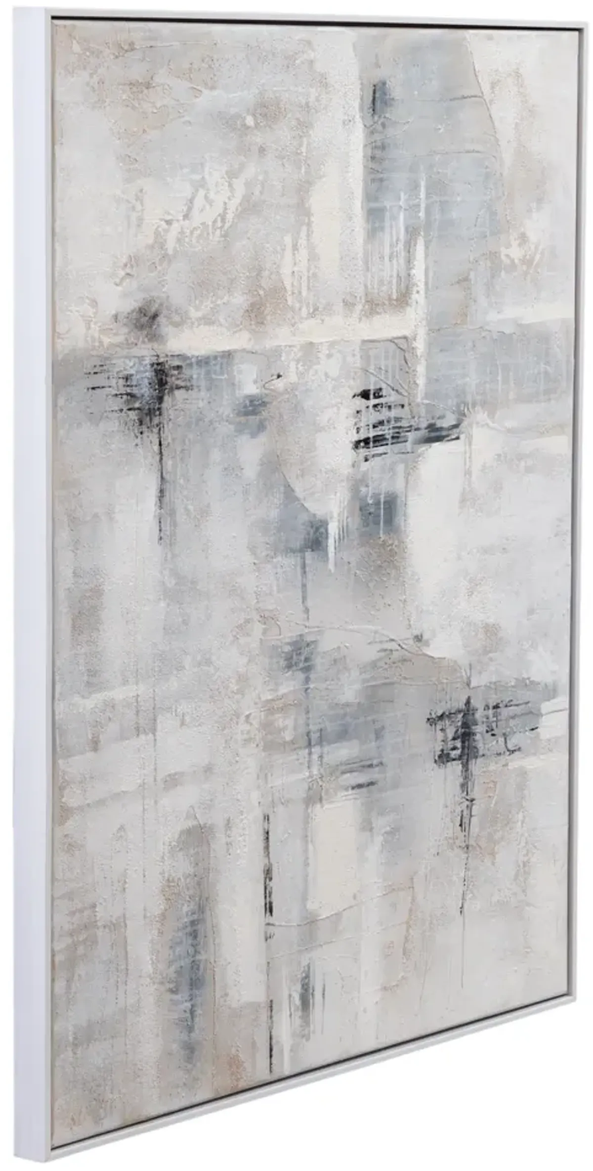 Gray Day Framed Canvas