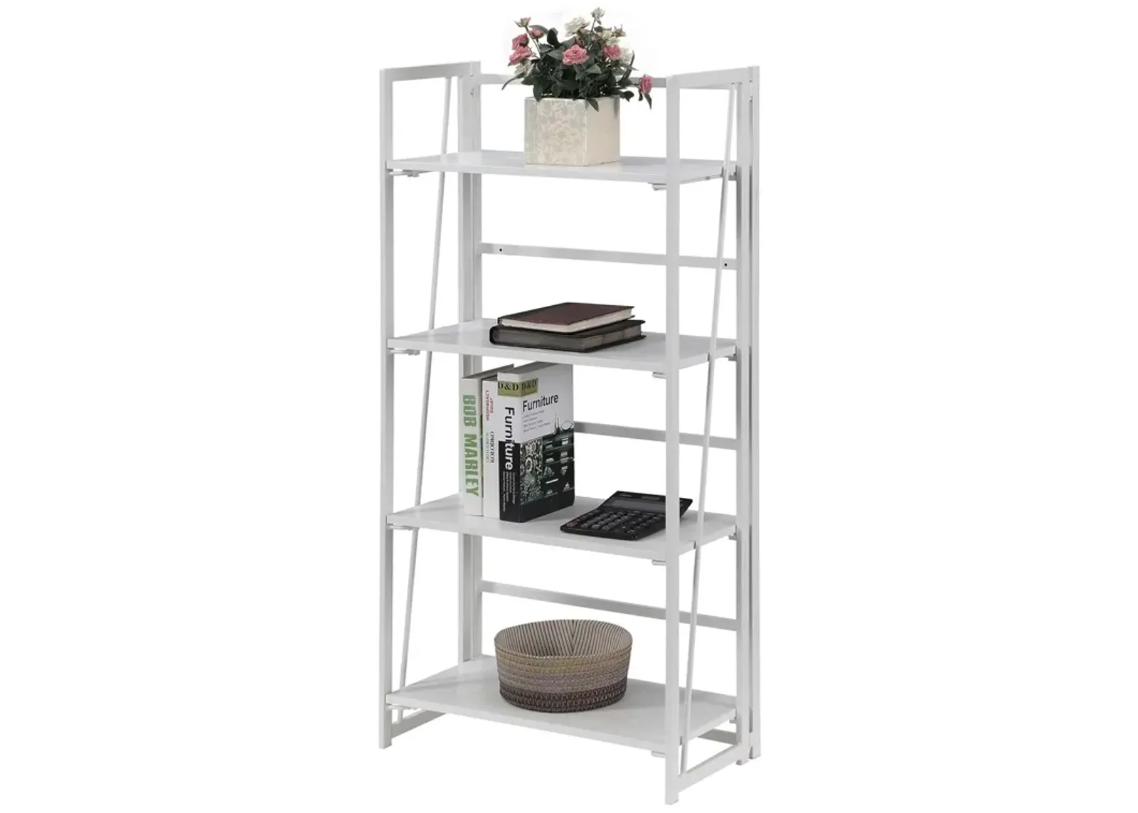 Xtra Folding 4 Tier Bookshelf