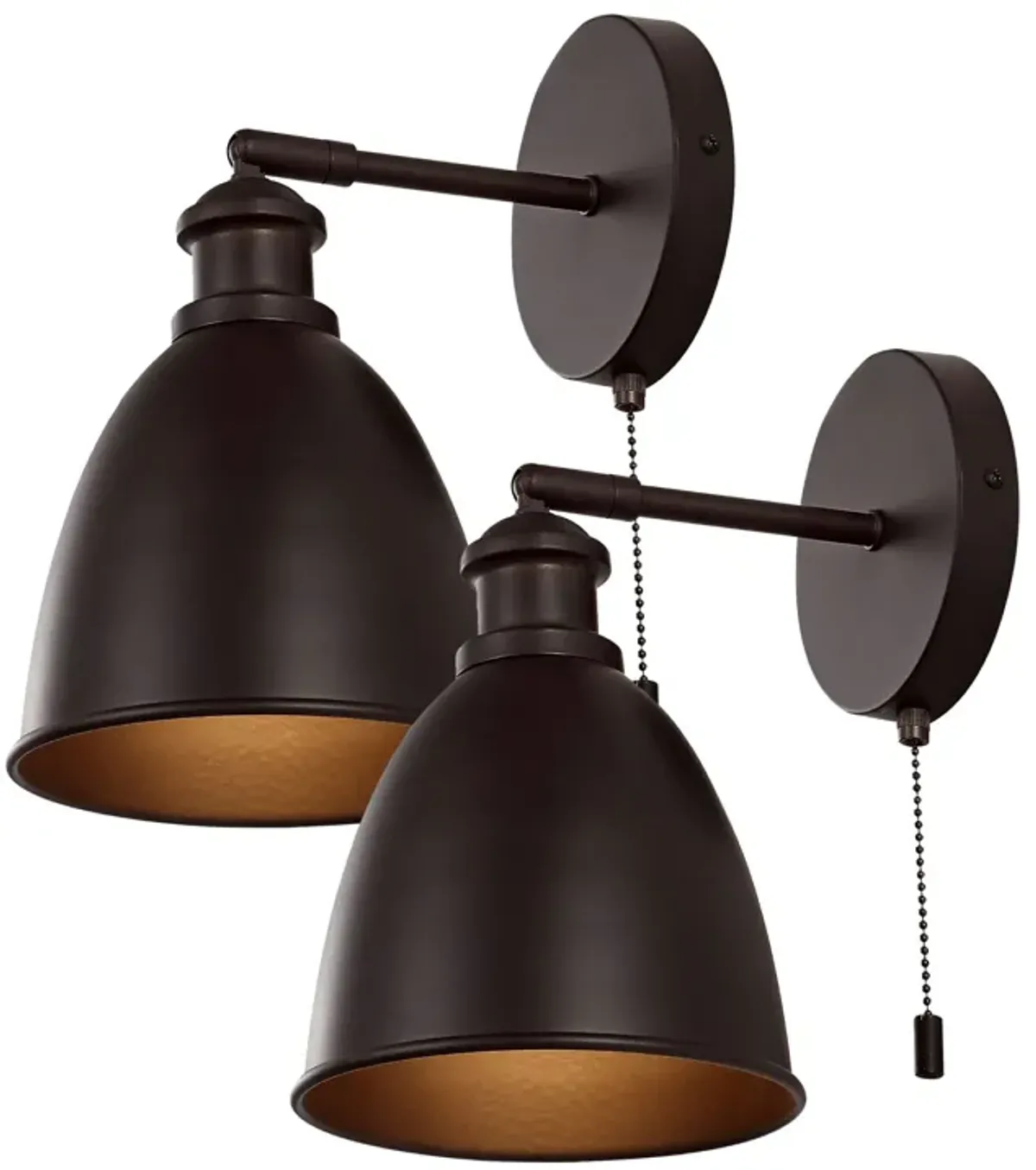 Hudson Farmhouse Bohemian Iron LED Sconce (Set of 2)