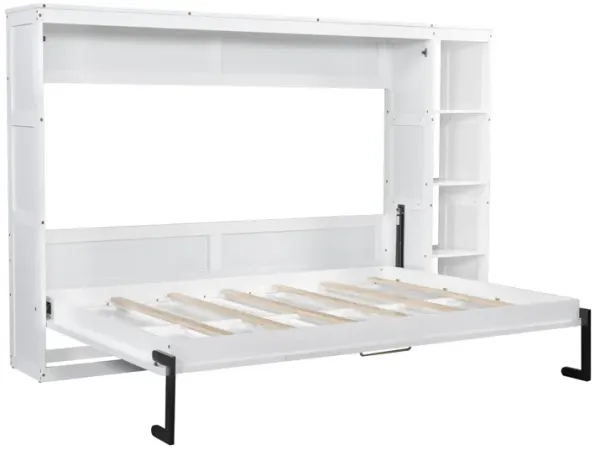 Merax Murphy Bed with Bookshelf