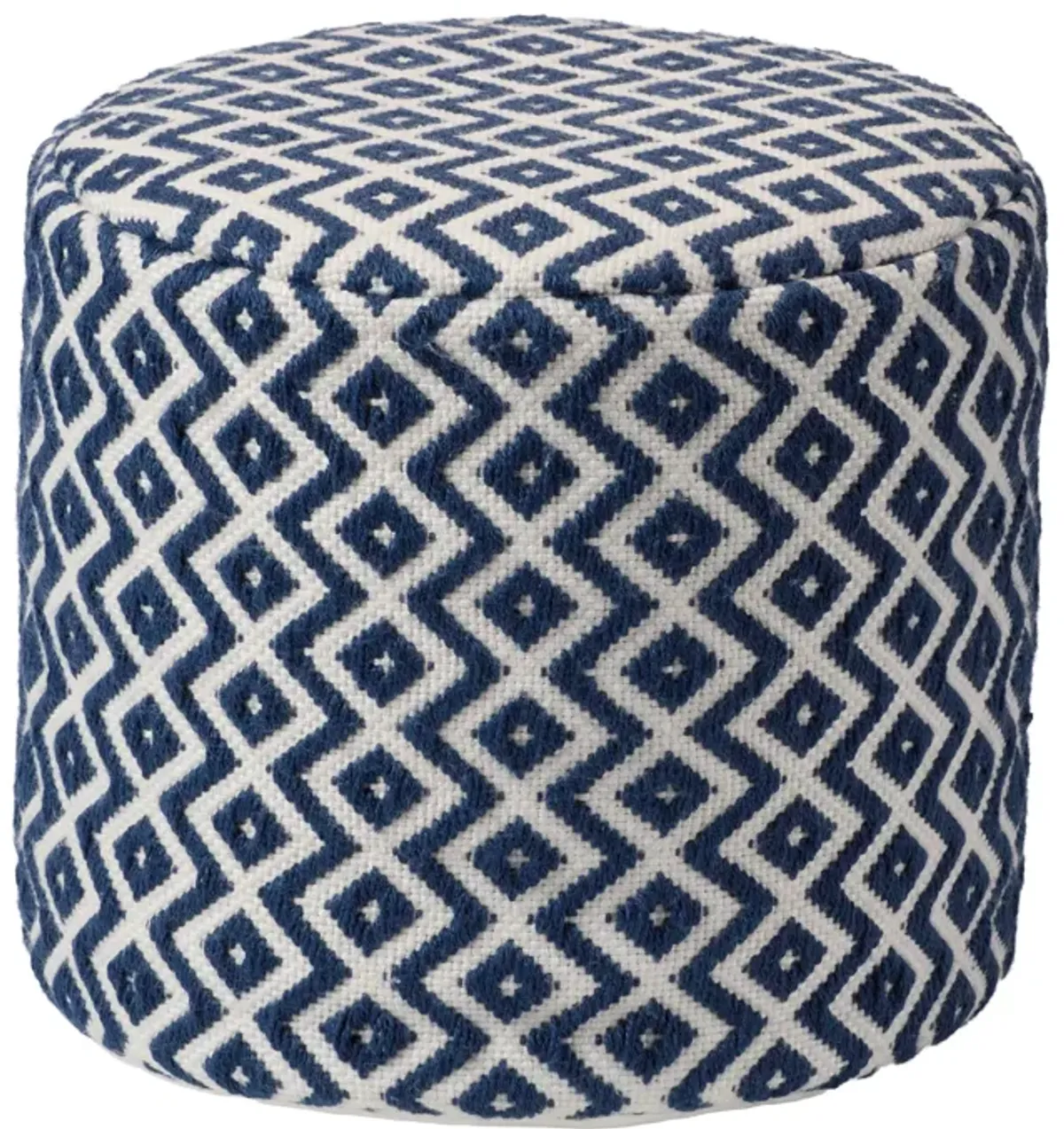 Lenon Pouf Cube - Dark Denim