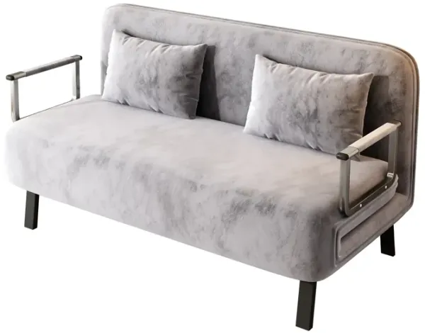Merax Tri-Fold Sleeper Sofa  Loveseat with Adjustable Backrest