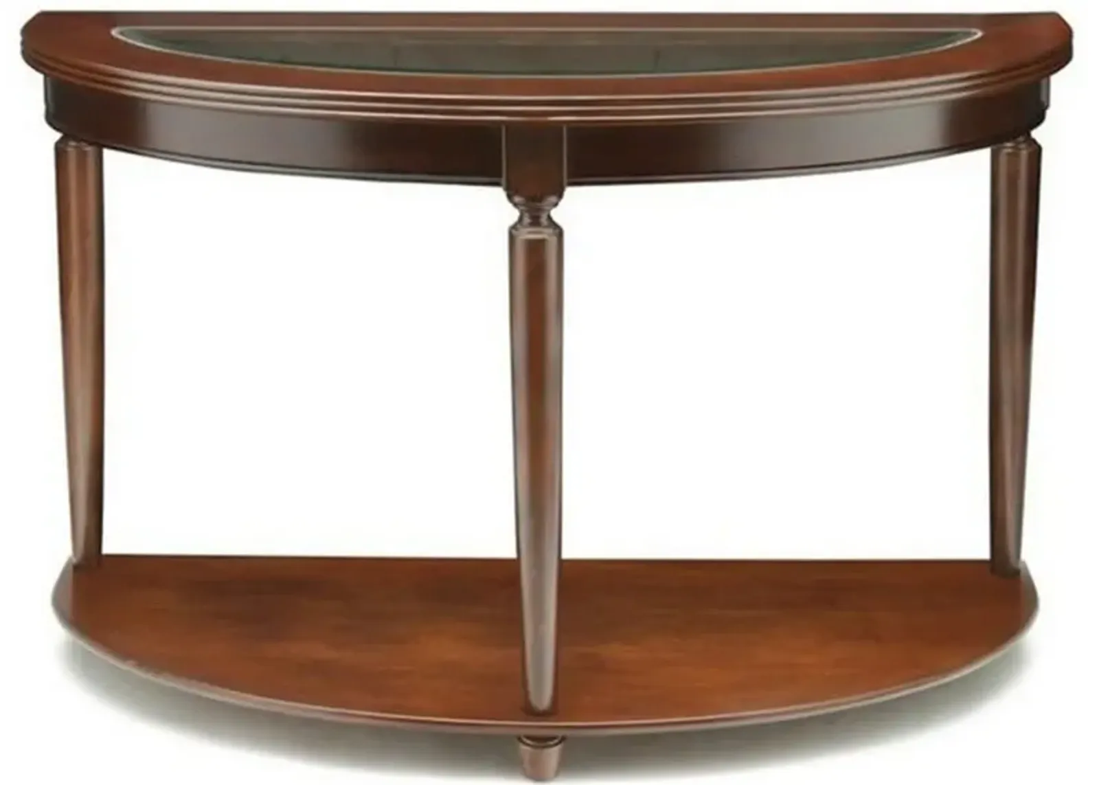 Granvia Traditional Sofa Table, Dark Cherry-Benzara