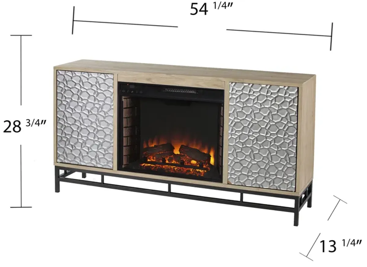 Luciana Fireplace  Console