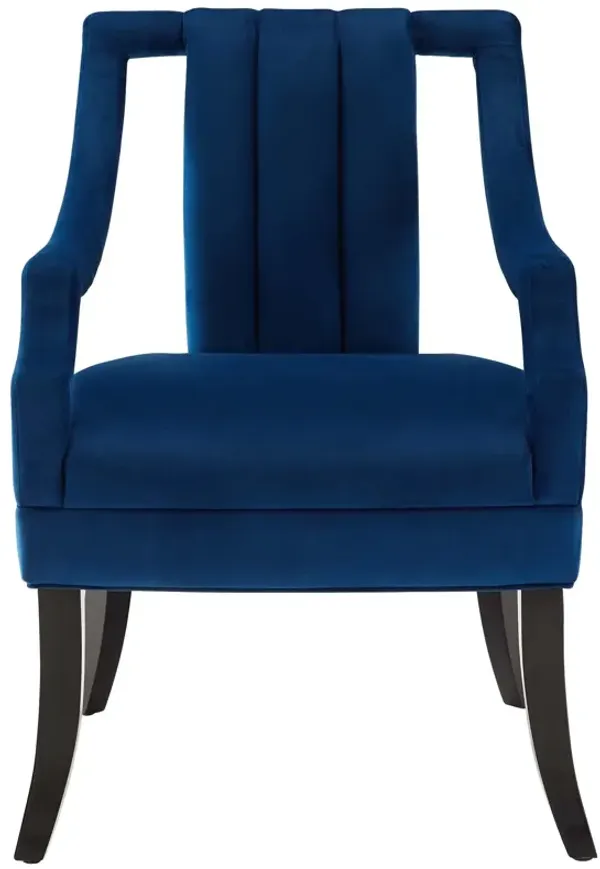 Harken Performance Velvet Accent Chair