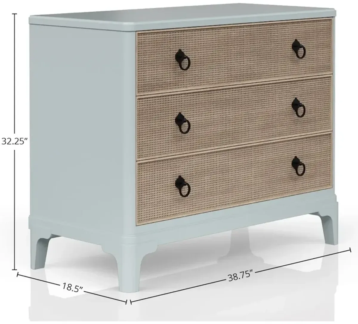 Bernards Wilmington Hall Chest-Ocean