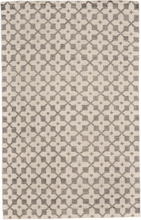 Parker I6050 4' x 6' Ivory/Gray Rug
