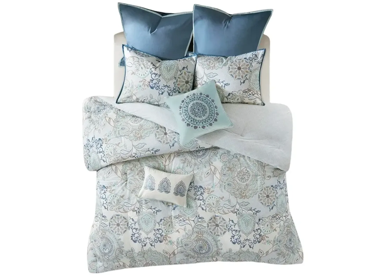 Belen Kox Botanical Medallion Reversible Comforter Set, Belen Kox