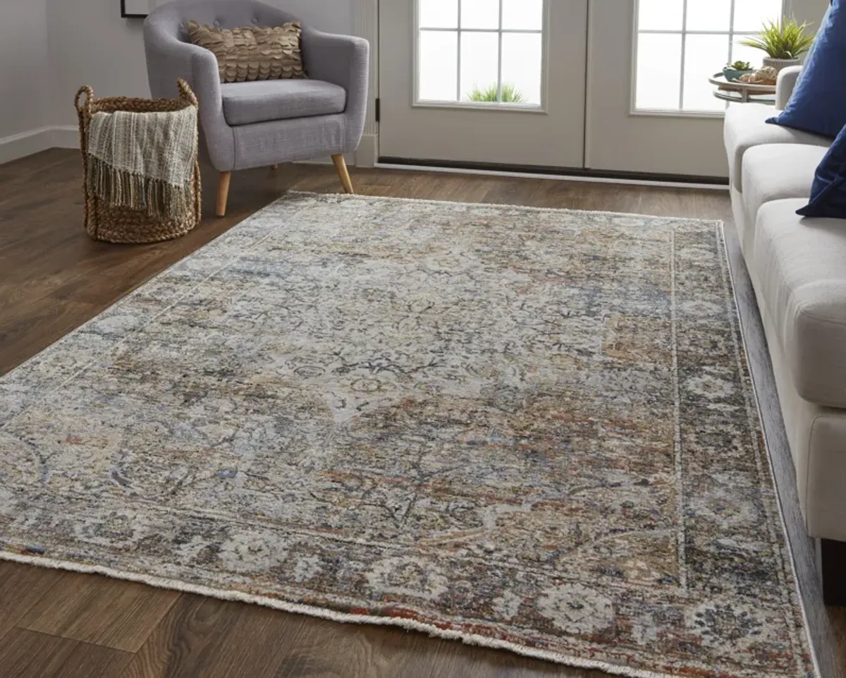 Kaia 39GMF Tan/Orange/Blue 9'8" x 12'8" Rug