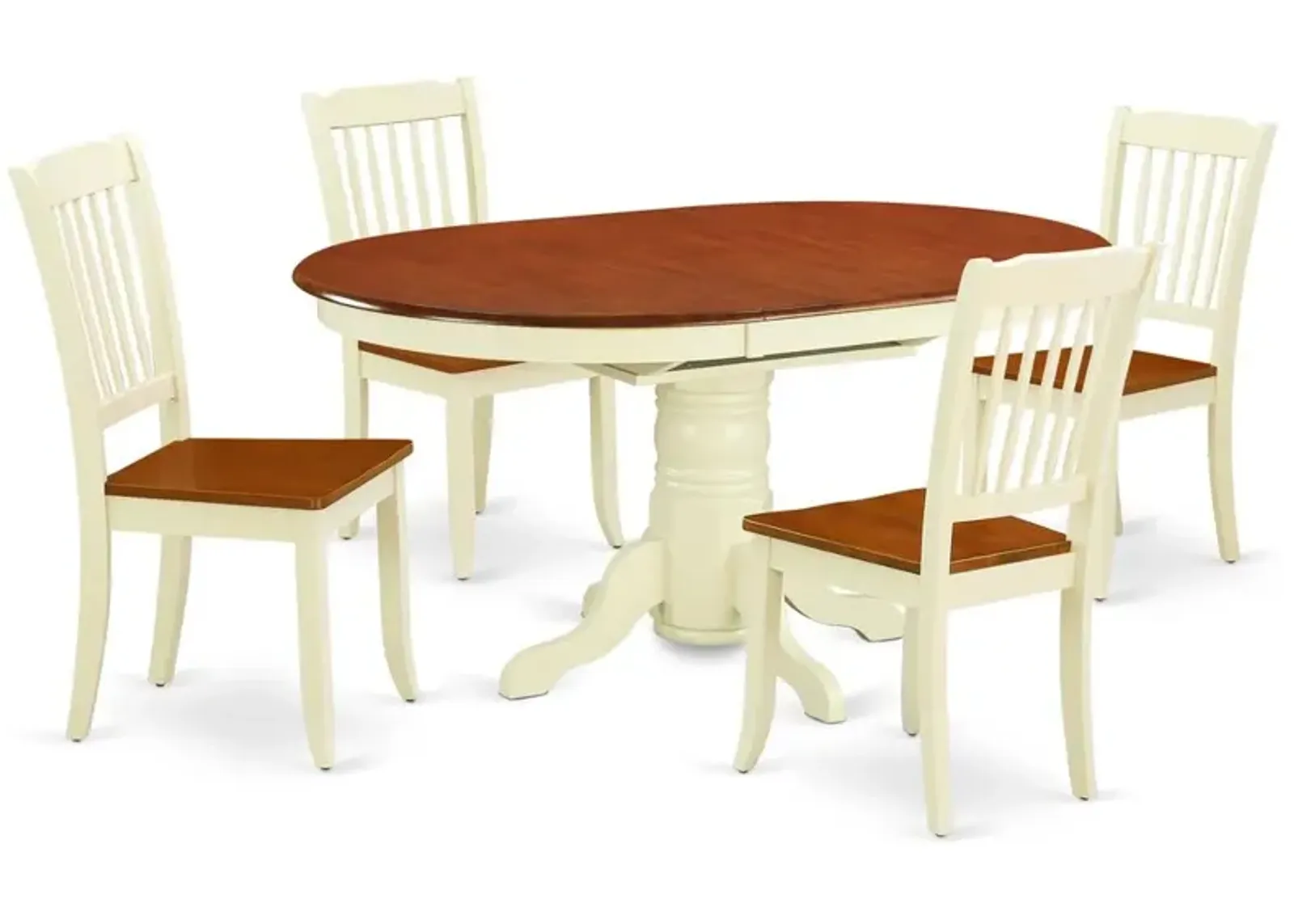 Dining Room Set Buttermilk & Cherry