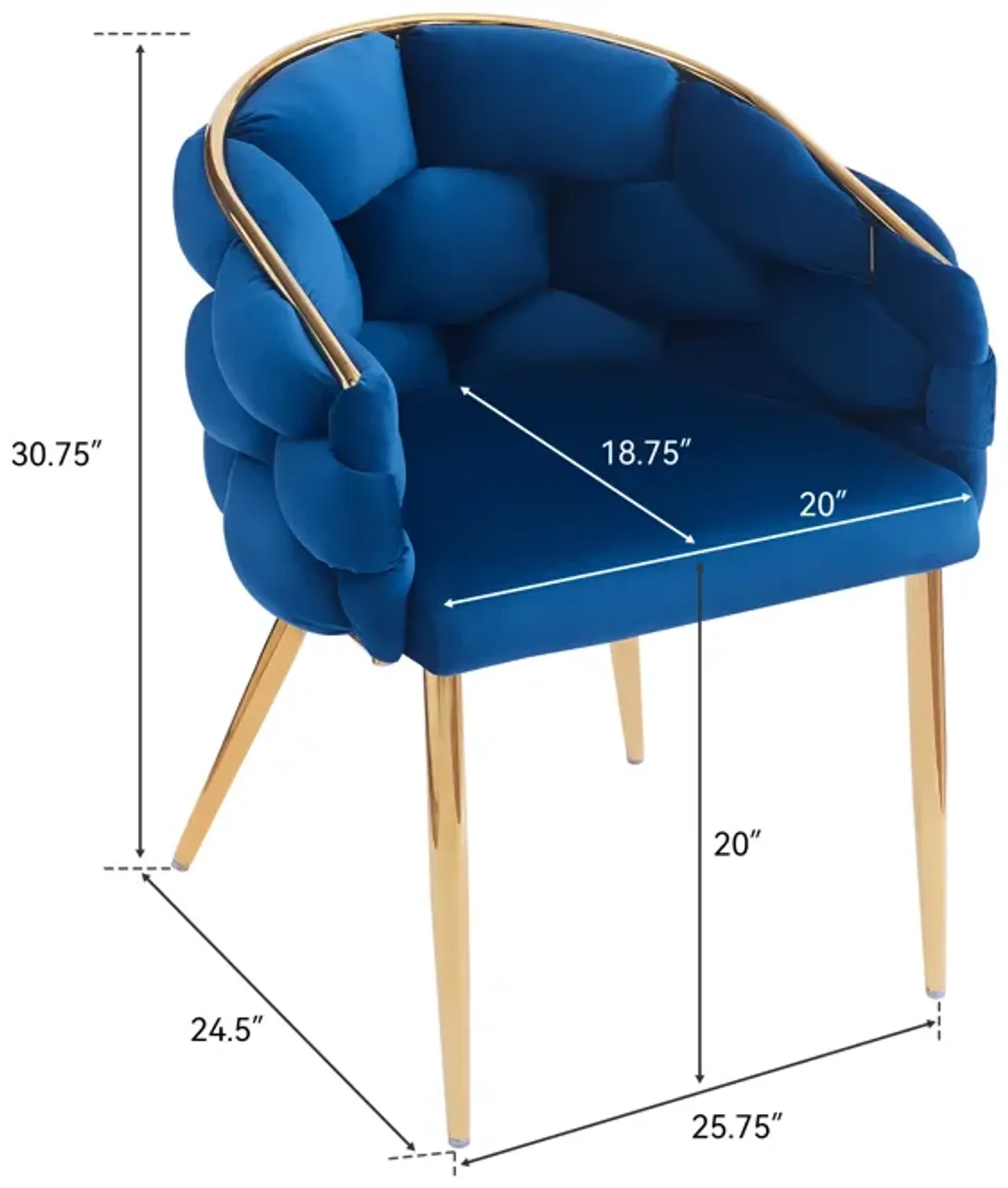 Merax Luxury Handmade Accent Chair