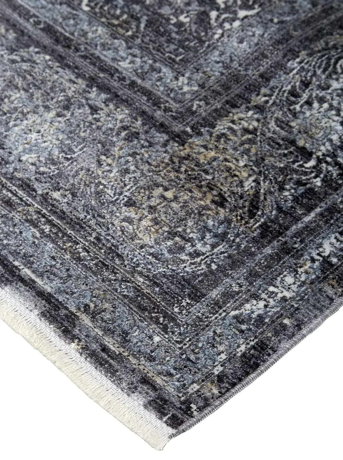 Sarrant 3967F Gray/Silver/Ivory 2'8" x 8' Rug