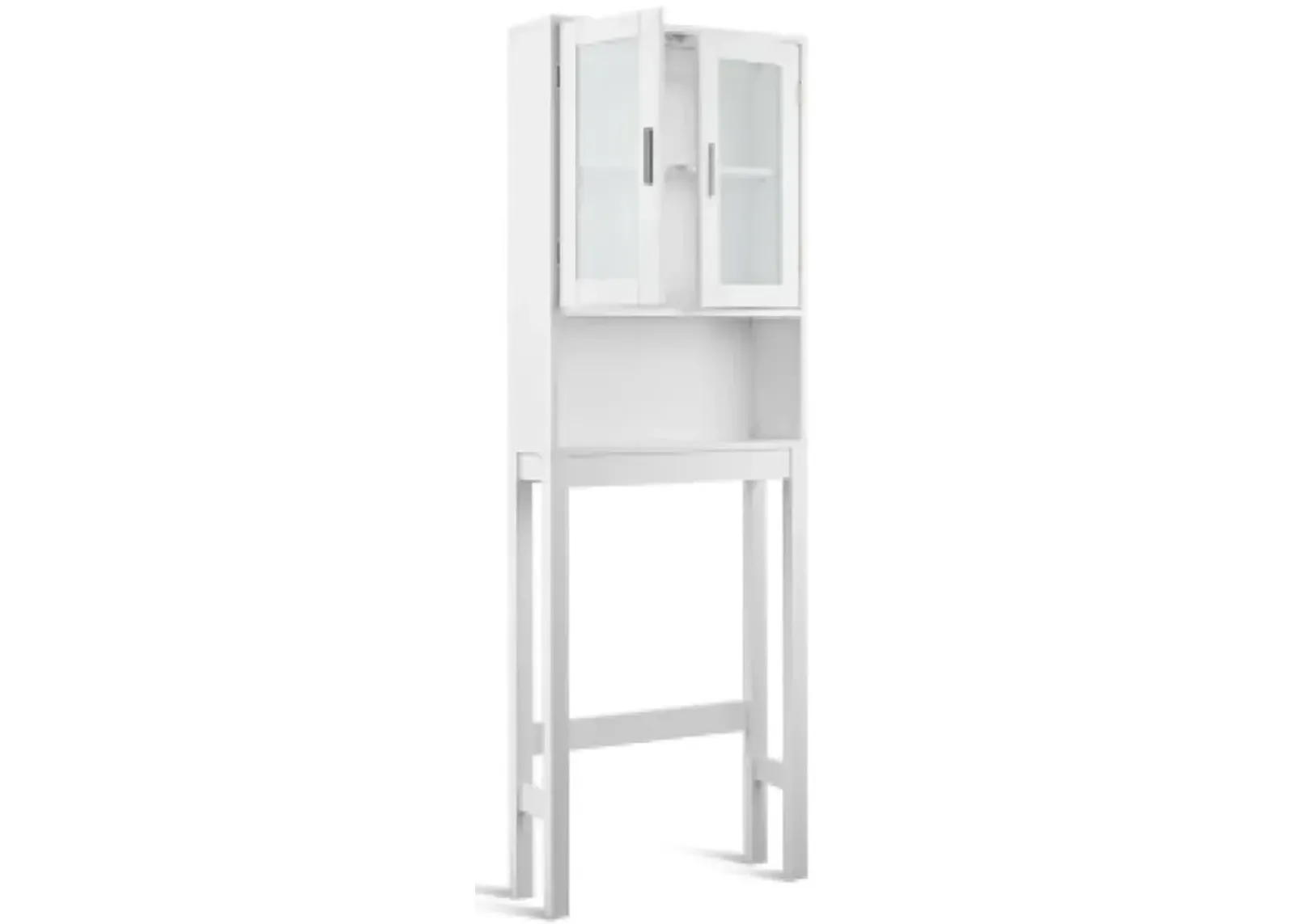 Over the Toilet Bathroom Storage Cabinet with Adjustable Shelf