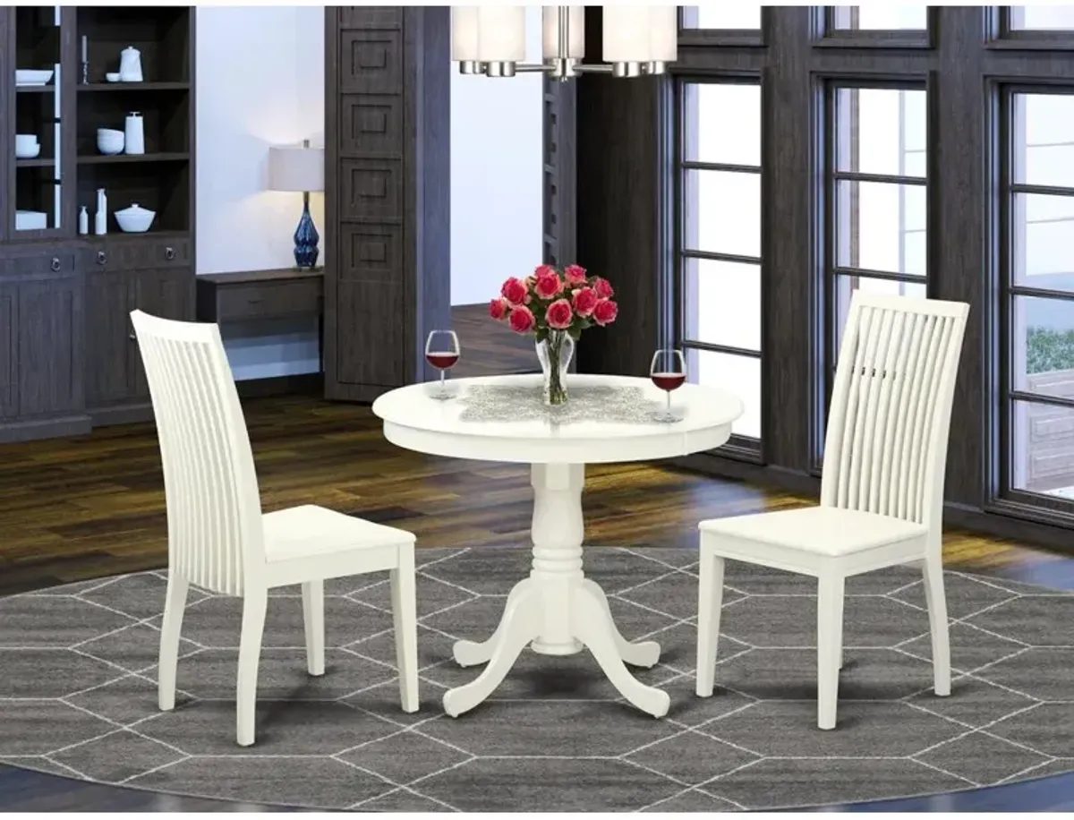 Dining Room Set Linen White