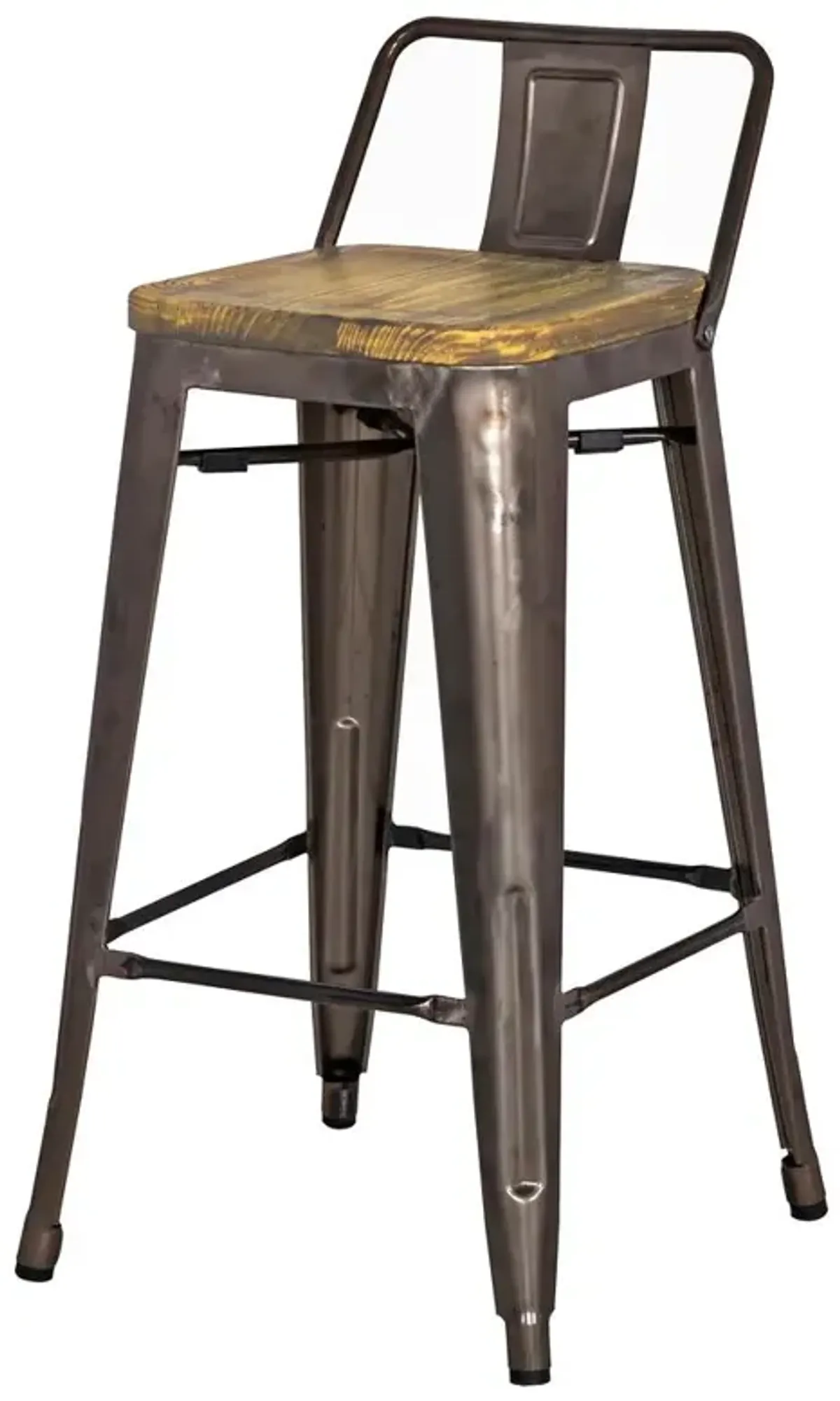 Metropolis Low Back Counter Stool, (Set of 4)