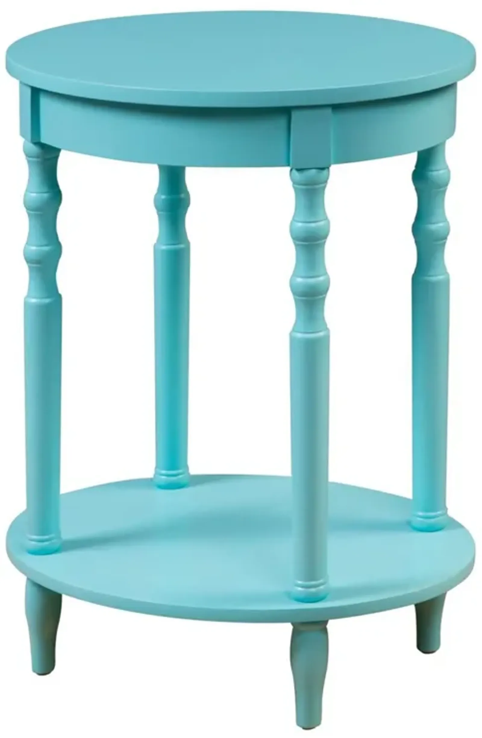 Convenience Concepts Classic Accents Brandi Oval End Table, Sea Foam