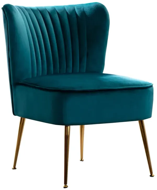 WestinTrends 22" Wide Tufted Velvet Accent Chair