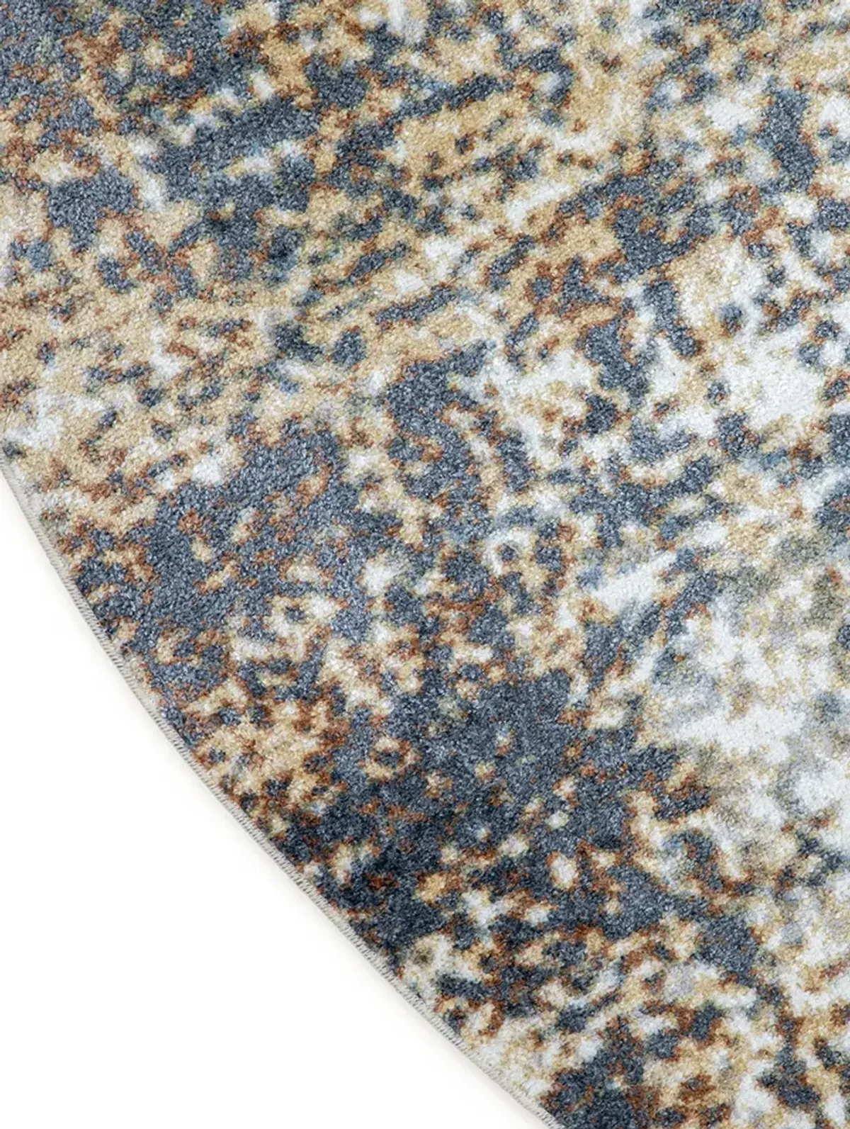 Astra Machine Washable ASW07 Multicolor 7'10" Round Rug