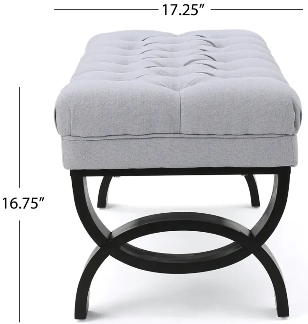 Merax Button Tufted Ottoman Bench