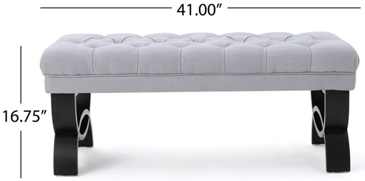 Merax Button Tufted Ottoman Bench