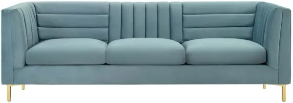 Ingenuity Channel Tufted Performance Velvet Sofa