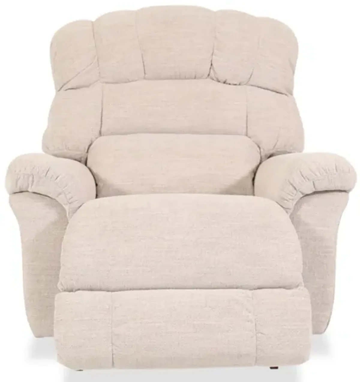 Randell Cream Power Rocking Recliner with Headrest & Lumbar