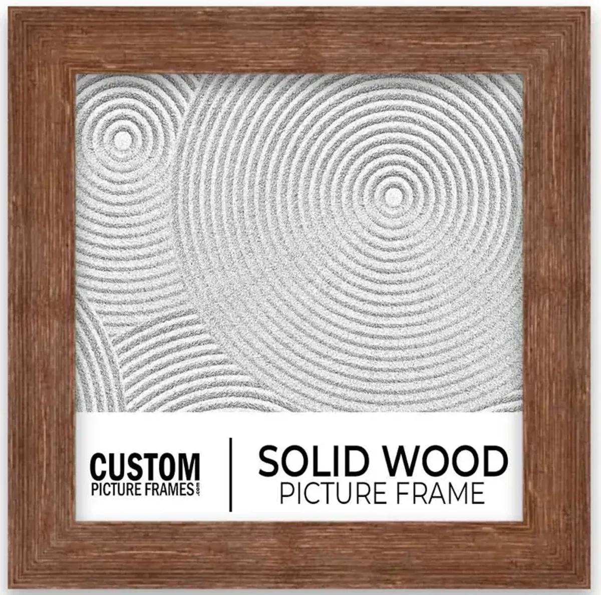 Barnwood Brown Square Picture Frame