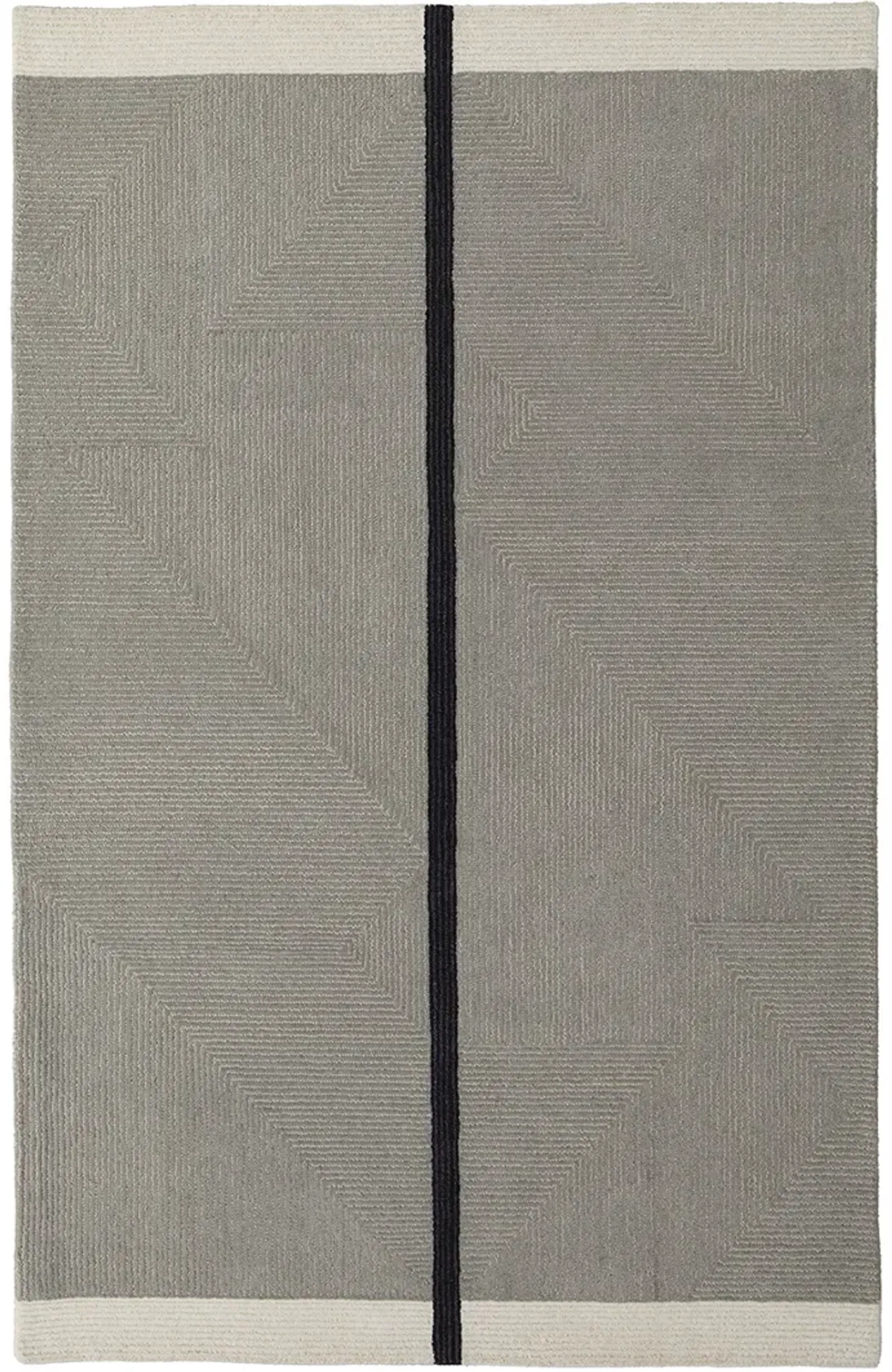 Maguire 8904F Taupe/Black 9' x 12' Rug