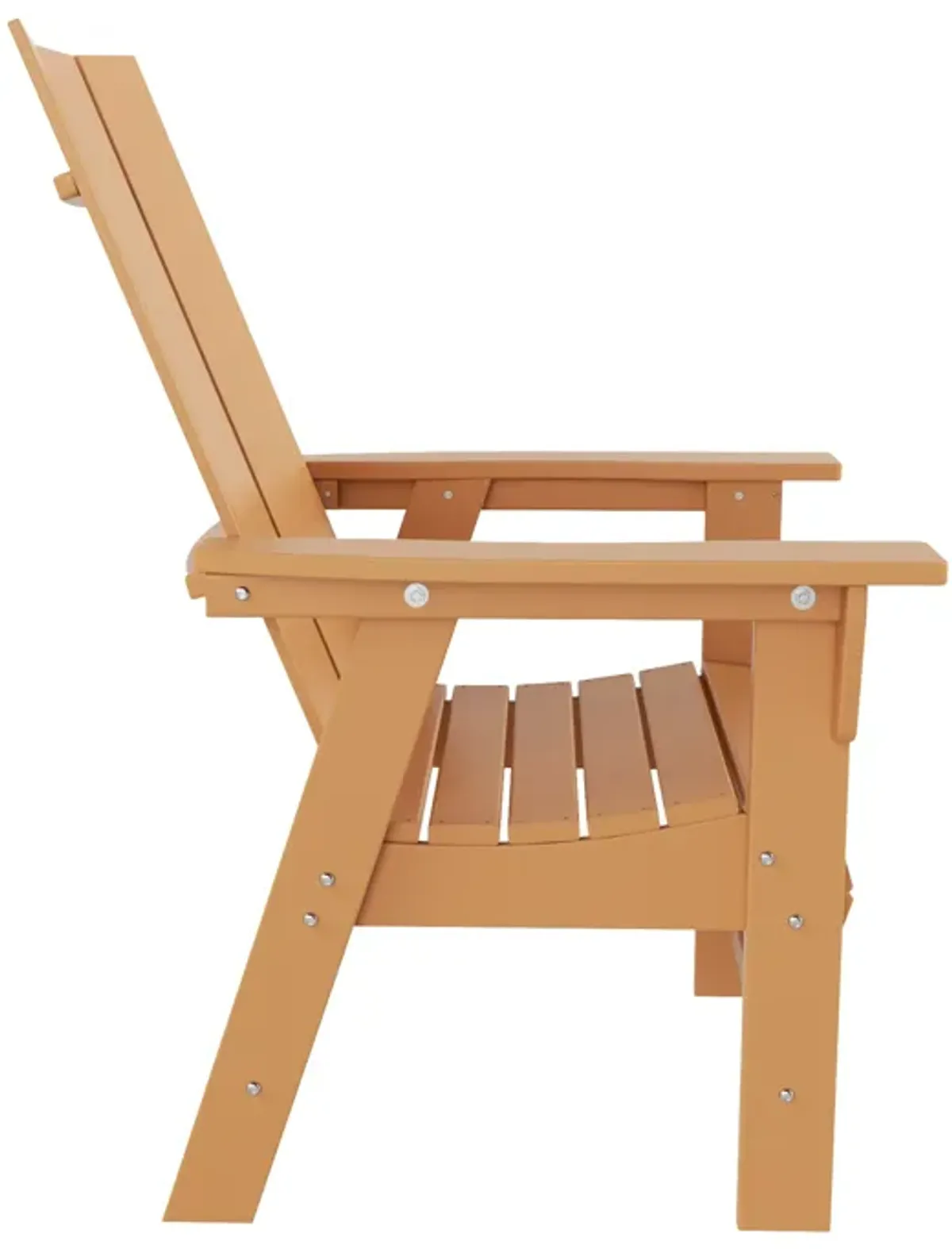 WestinTrends Outdoor Patio Modern Adirondack Dining Chair