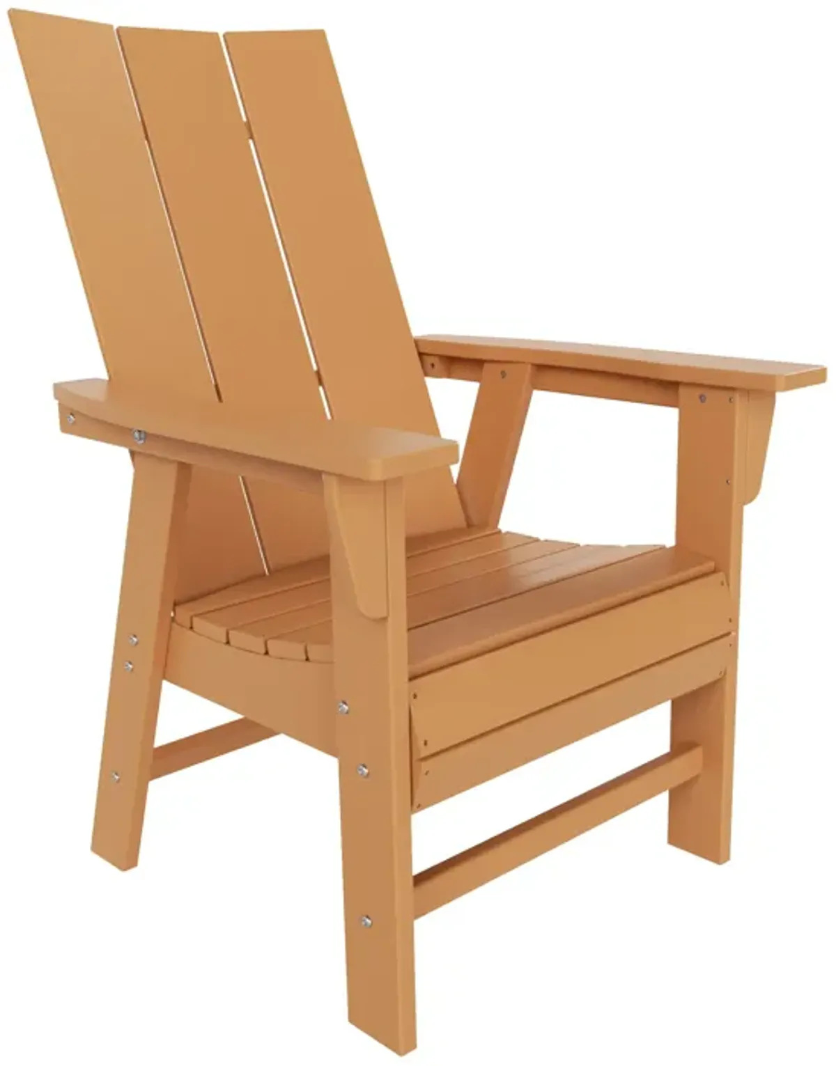 WestinTrends Outdoor Patio Modern Adirondack Dining Chair