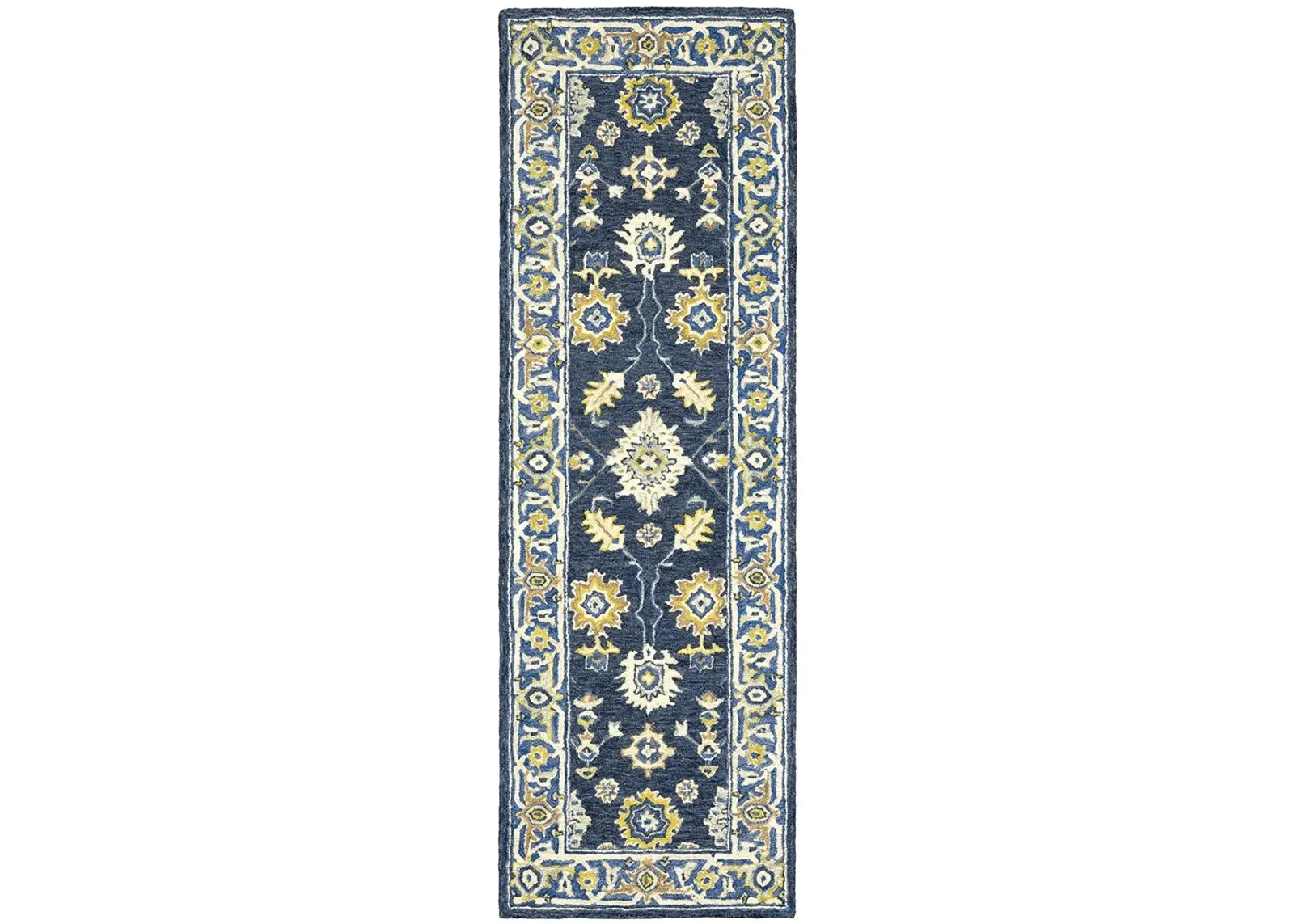 Alfresco 2'6" x 8' Navy Rug