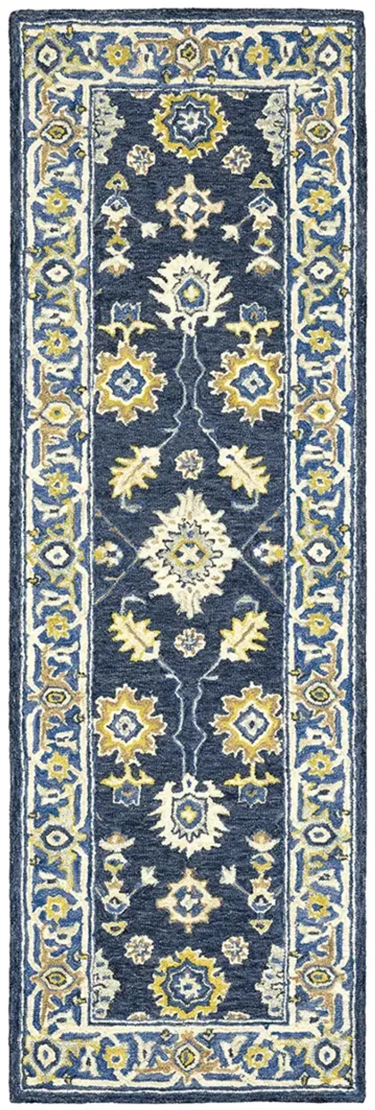 Alfresco 2'6" x 8' Navy Rug