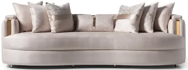 Michael Amini Carmela Mansion Sofa - Almond/Gold